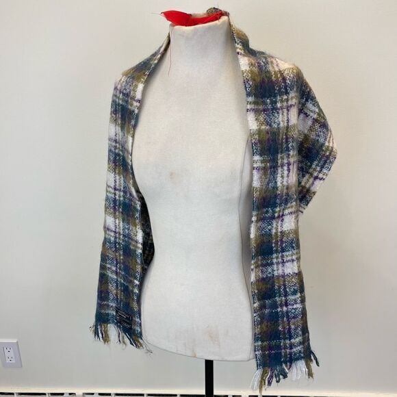60’’x22’’ || SIMONS mix of mohair scarf || made in France || Colourful scarves - Picture 3 of 8